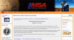 Desktop Screenshot of marssociety.org.au