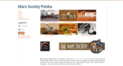 Desktop Screenshot of marssociety.pl